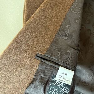 Saks cashmere/mink luxurious sport coat .